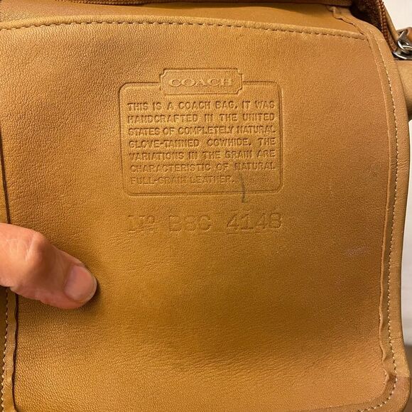 Vintage Coach Soho Mini Bucket Bag Purse Handbag Leather 4148 Lightweight Toffee - Picture 16 of 16